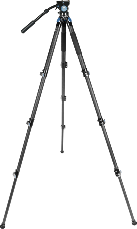 SIRUI Carbon Fiber Tripod Kit with VideoHead L-324F + VH-10