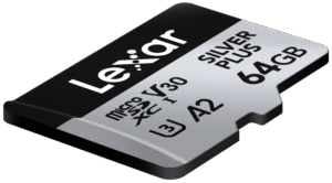 LEXAR microSDXC Silver Plus 1066x UHS-I/U3/A2/4K R205/W100 (V30) 64GB
