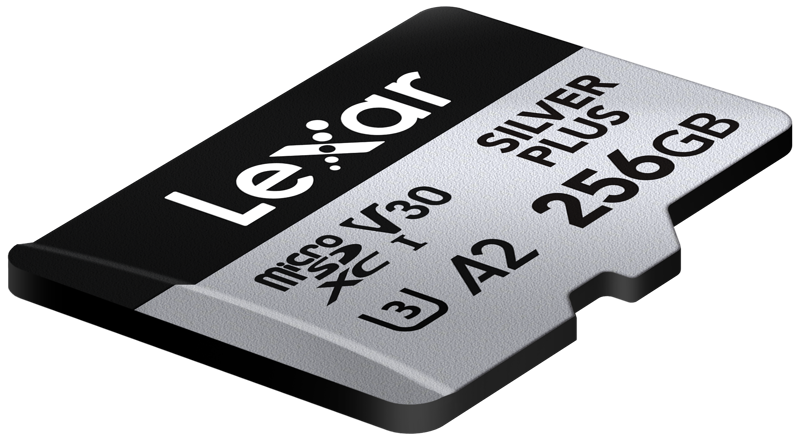 LEXAR microSDXC Silver Plus 1066x UHS-I/U3/A2/4K R205/W150 (V30) 256GB