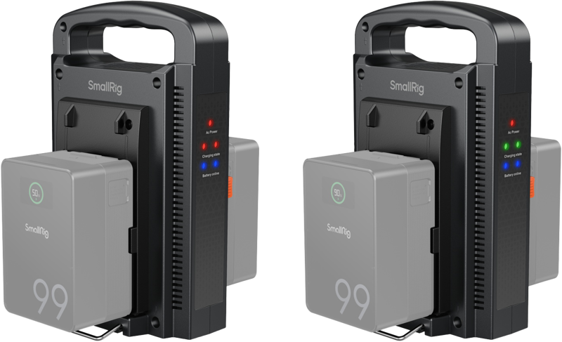 SMALLRIG 4578 Dual Channel V-Mount Battery Charger