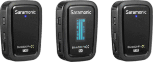 SARAMONIC Blink 500 ProX B2R 2.4GHz Dual-Channel Wireless Microphone System with Charging Case
