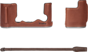 SMALLRIG 4710 Leather Half Case Kit for Fujifilm X-T50 Brown