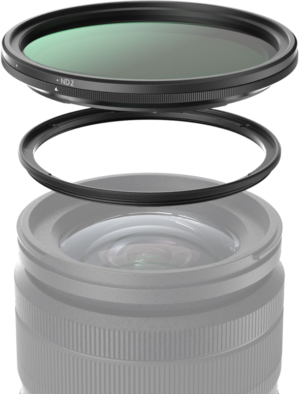 SMALLRIG 4581 Attachable VND Filter ND2-ND32 (1-5 Stop) 67mm