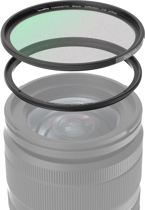 SMALLRIG 4583 Attachable 1/4 Effect Black Mist Filter (67mm)