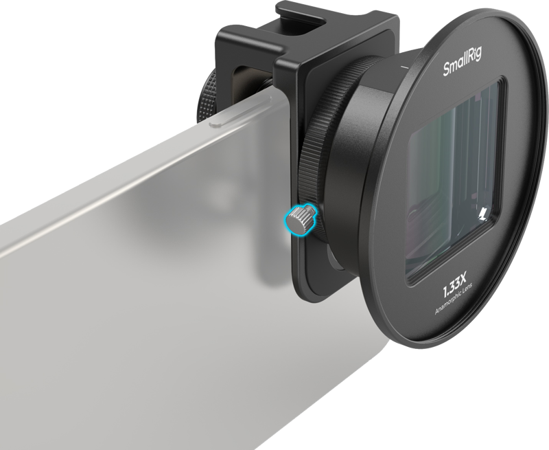 SMALLRIG 4590 Anamorphic Lens 1.33x for Mobile Phone (T-Mount)