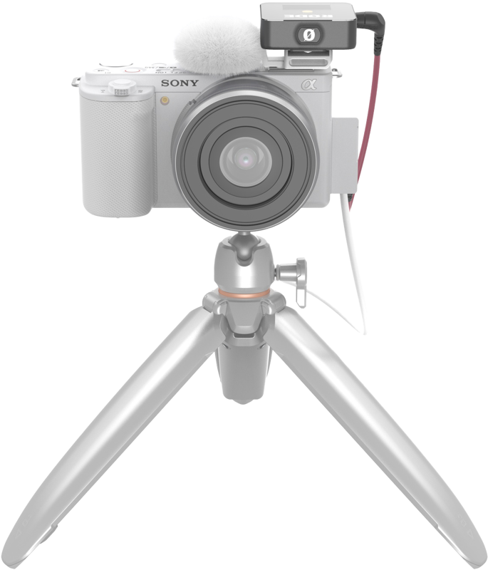 SMALLRIG 4734 Cold Shoe Adapter with Furry Windscreen for Sony ZV series cameras (white)