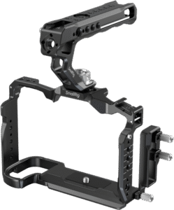 and a top handle. Designed to provide enhanced handheld shooting