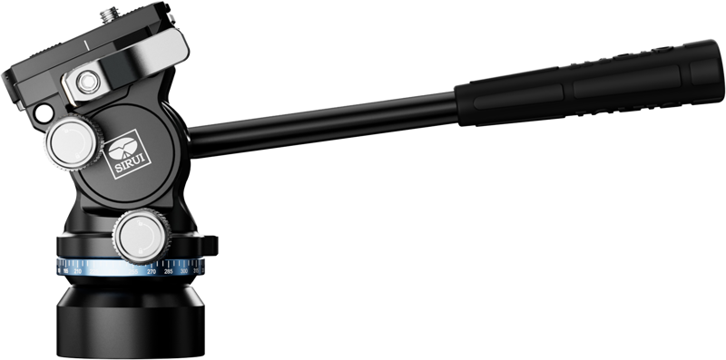 SIRUI Pan & Tilt Head with Leveling Base KV-10