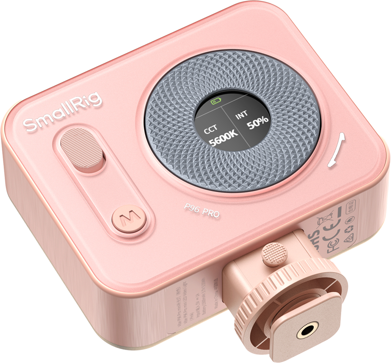 SMALLRIG 4786 Vibe P96 Pro mini LED Video Light Pink