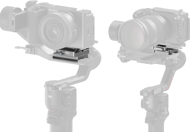 facilitating easier camera leveling on stabilizers.