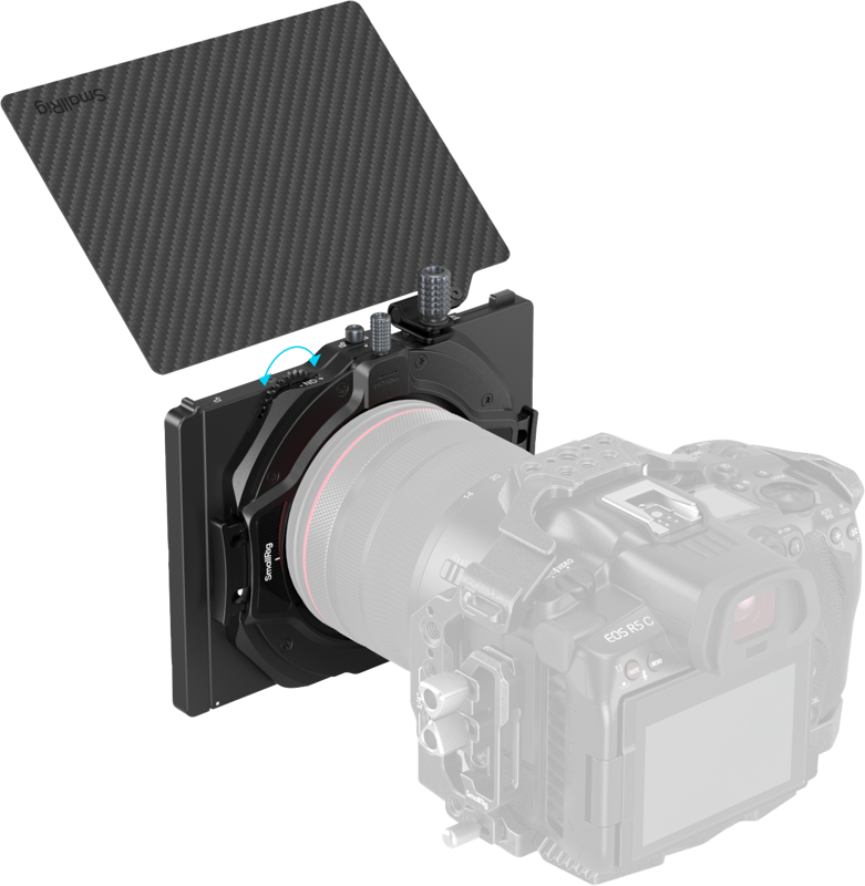 SMALLRIG 4409 Lite Matte Box with Adjustable Clamp