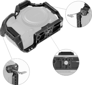 SMALLRIG 4975 Black Mamba Cage for Canon EOS R5 Mark II