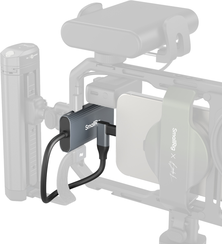 SMALLRIG 4598 USB-C Hub 4-in-1 PD/USB-C 3.1/USB-C 2.0 with Audio Adapter