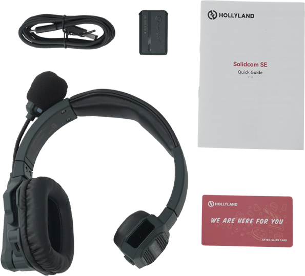 HOLLYLAND Solidcom SE Wireless Stereo Remote Headset Single-Ear Version Fit for Solidcom SE