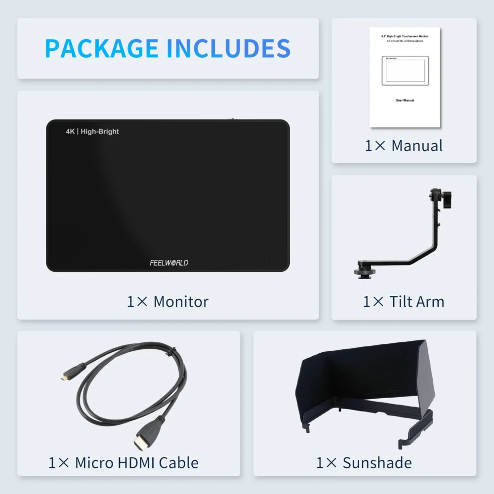 5.5" FEELWORLD Monitor F6PLUSX