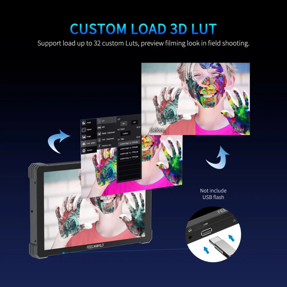 10.1" FEELWORLD Monitor T10