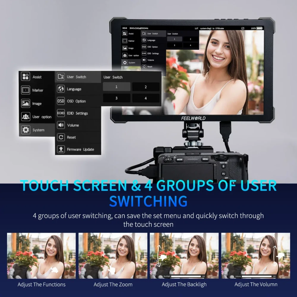 10.1" FEELWORLD Monitor T10