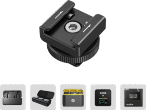 SMALLRIG 4822 Wireless Microphone Support with Cold Shoe Mount