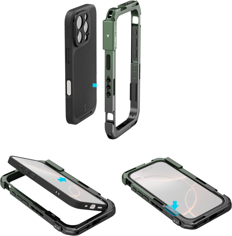 and short film production on mobile devices. The product includes a mobile phone protective case