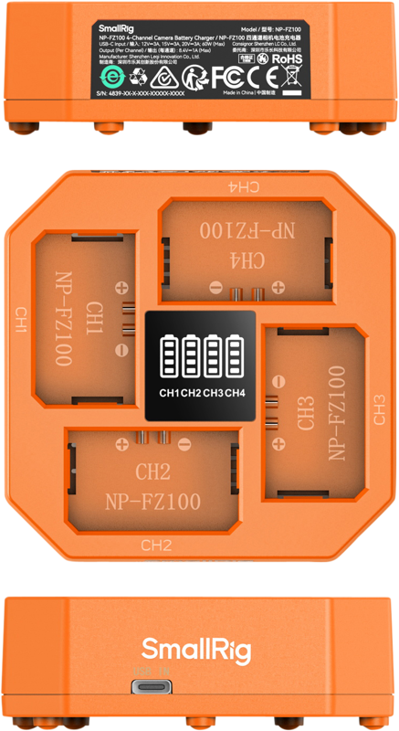 high-power charger for NP-FZ100 batteries