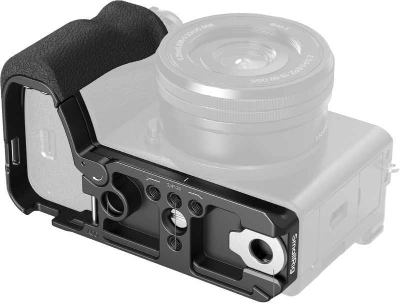 SMALLRIG 5061 L-Shape Mount Plate with Silicone Handle for Sony A6700