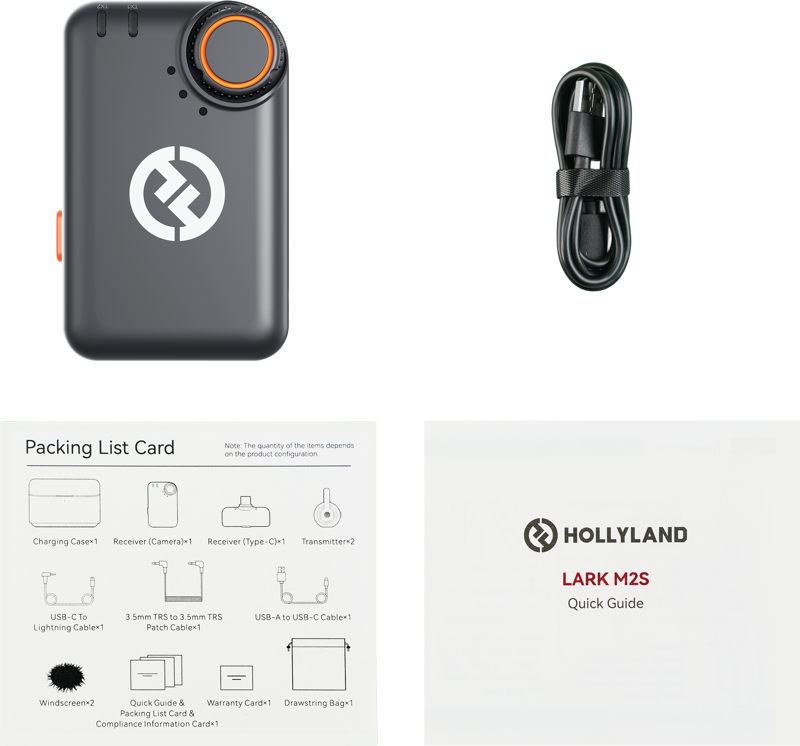 HOLLYLAND LARK M2S Camera Receiver (Space Gray) Fit for Lark M2S