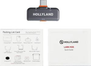 HOLLYLAND LARK M2S USB-C Receiver (Space Gray) Fit for Lark M2S