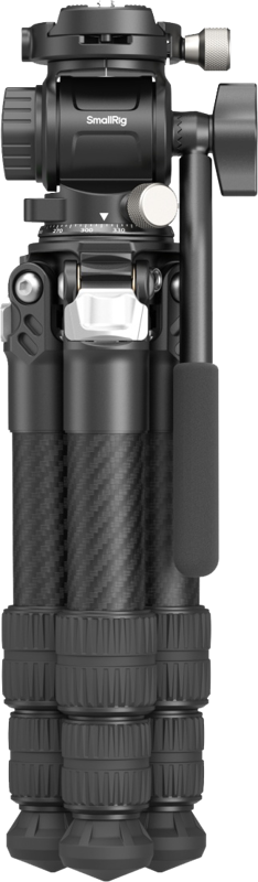 heavy-duty desktop tripod crafted from carbon tubes diameters up to 25.5mm. 3-section design with a storage height of 290mm and a maximum height of 432mm.