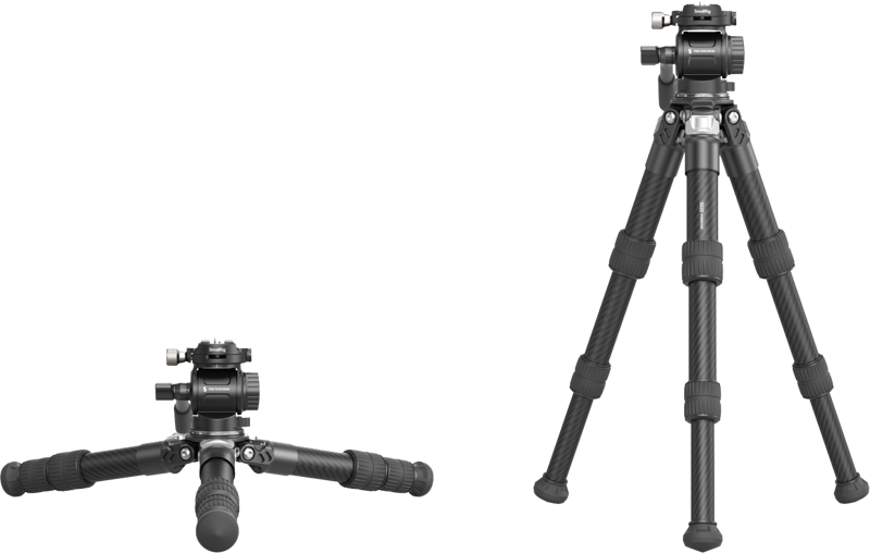 SMALLRIG 5025 Heavy Duty Carbon Fiber Tabletop Tripod Kit