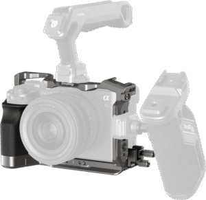 cable clamp and silicone handle.