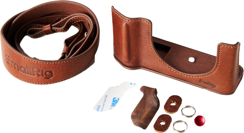 SMALLRIG 5268 Leather Case Kit for FUJIFILM GFX100RF Brown