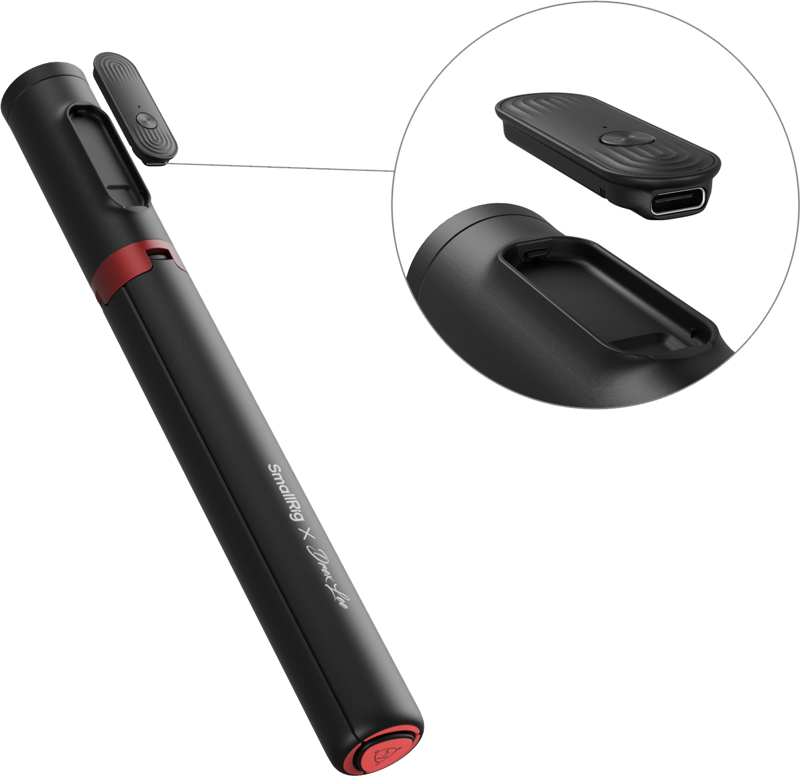 SMALLRIG 5292 x Drex Lee Boom Selfie Stick ST30 Lite Black