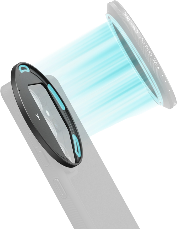 SMALLRIG 5185 FilMov 67mm Magnetic Filter Adapter for Samsung S25 Ultra