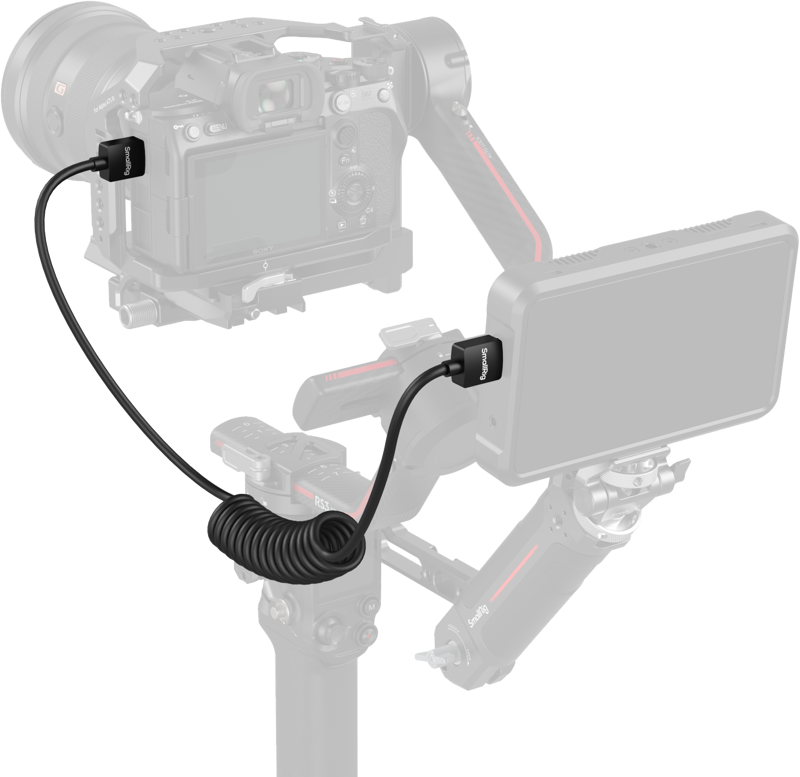 SMALLRIG 4963 Coiled HDMI Data Cable A to A