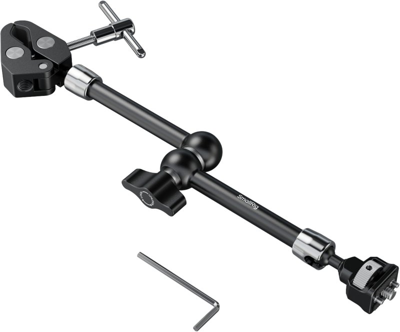 equipped with a knurled thumbscrew for easy tool-free fastening