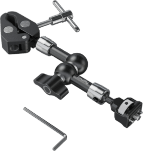 equipped with a knurled thumbscrew for easy tool-free fastening