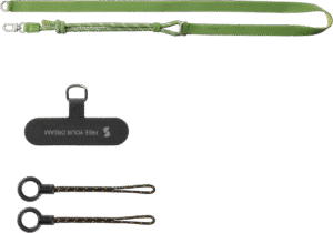 and eco-friendly phone lanyard with adjustable length to match different styles. Crafted from genuine leather and nylon rope