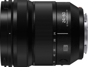 premium standard zoom lens with a fast F2.8 aperture throughout its 24–60mm range. Ideal for landscapes