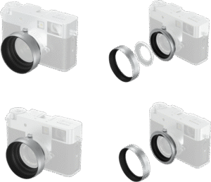 SMALLRIG 5393 Lens Hood for FUJIFILM X half Silver