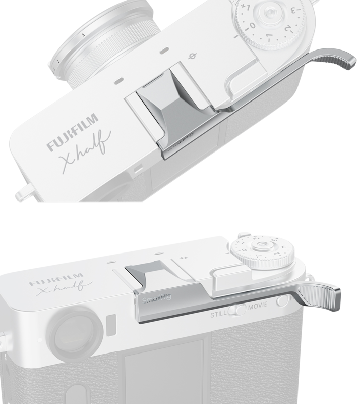 SMALLRIG 5221 Thumb Grip for FUJIFILM X half Silver