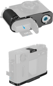 SMALLRIG 5332 L-Shaped Mount Plate with Silicone Handle for FUJIFILM X half Black