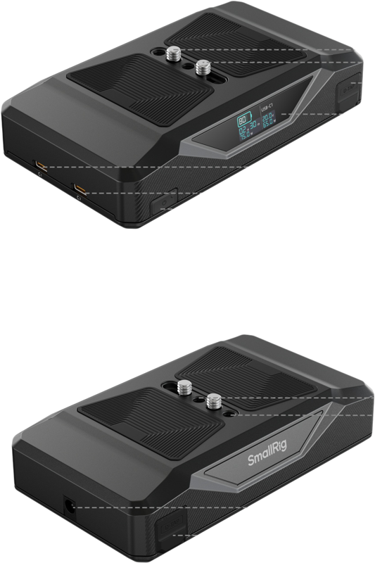 serving as both a battery and a baseplate.