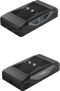 serving as both a battery and a baseplate