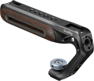 SMALLRIG 5250 Wooden Top Handle with Cold Shoe Mount