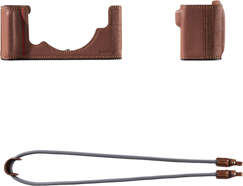 SMALLRIG 5096 Leather Case Kit for Nikon Z f Brown