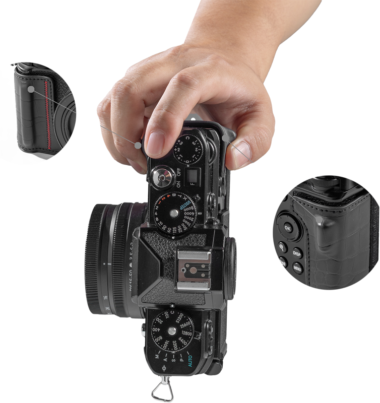 SMALLRIG 5095 Leather Case Kit for Nikon Z f Black