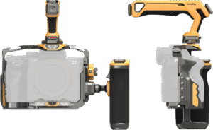 SMALLRIG 5518 HawkLock Quick Release Cage Kit for Sony A7R V/ A7 IV/ A7S III (Adv Ed) (Bumblebee)