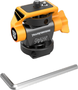 SMALLRIG 5519 Swivel and Tilt Adjustable Monitor Support with Cold Shoe（BumbleBee Edition）