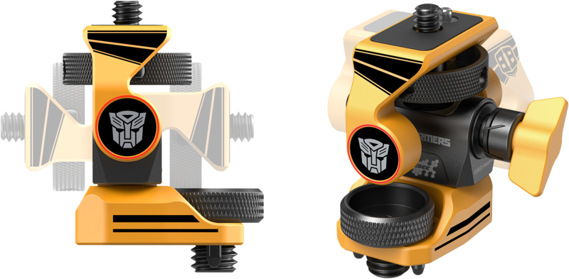 SMALLRIG 5520 Adjustable Monitor Support Compatible with ARRI 3/8''-16 Screws（BumbleBee Edition）