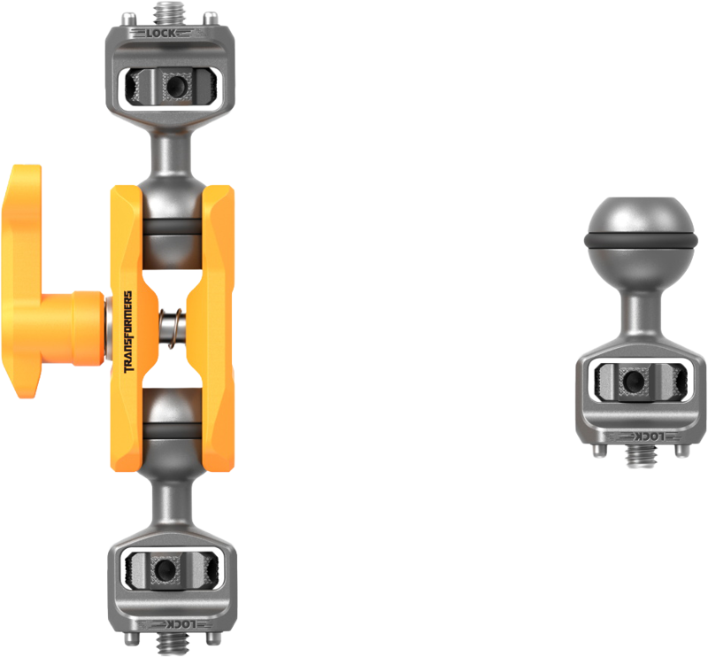 SMALLRIG 5522 Magic Arm Support with Dual Ball Heads 1/4”-20 Screws（BumbleBee Edition）